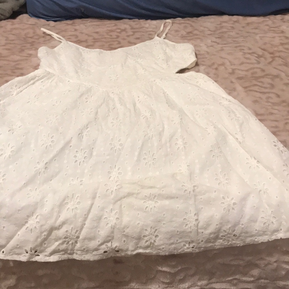 ASOS White Eyelet mini dress